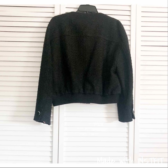 Zara Textured Button Bomber - Picture 13 of 15